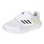adidas Mixte bébé RunFalcon 3.0 Hook-and-Loop Shoes Low, FTWR White/Core Black/Bright Royal, 26 EU