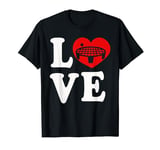 I Heart Spike Ball Player Enthusiast I Love Roundnet T-Shirt