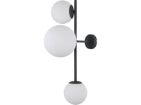 Italux Vägglampa Modernist Vailante Wl-31221-3A-Sbl Italux Taklampa Glaskulor Vägglampa Svart