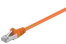 Rb-Lan Cat 5E Patchkabel, F/Utp, Orange - Kabellängd 0,5 M
