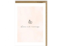 Cardie gratulationskort, ekologiskt kuvert bröllop K006