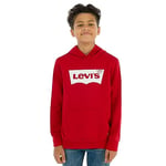 Levi's Boy's Lvb Batwing Screenprint Hoodie 9e8778 Sweatshirt, Levis Red/ White, 12 Years