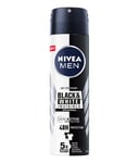 Nivea MEN Black & White Invisible Original Déodorant Homme Spray en Paquet de 6 x 150 ml Anti-halos, Anti-Respirant Fraîcheur pour 48 H