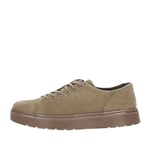 DR MARTENS Men's 6 Eye Shoe Boots, DMS Olive E.H. Suede, 8 UK