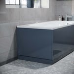 Gorge Modern 1800mm Dark Grey High Gloss PVC Front & End Panel + Plinth 
