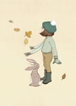 Enkelt Kort - Belle & Boo - En blåsig dag (Fraktfritt)