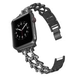 Apple Watch Series 5 40mm rhinestone stainless steel watch band - Black