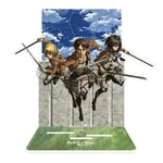 SAKAMI Attack on Titan - Eren, Mikasa & Armin - Diorama Acrylique - 20 cm