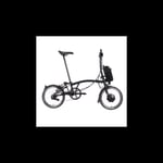 Brompton H4L Sammenleggbar EL-Sykkel 4 gir, 15,63kg, Black