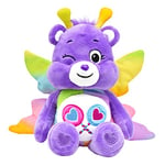 Care Bears | Butterfly Share Bear 22cm Bean Plush | Collectable Cute Soft Toy, Butterfly Cuddly Toy for Boys and Girls, Small Care Bear Teddy, Plushie for Children Ages 4+ | Basic Fun 99310