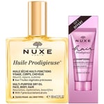 Nuxe Huile Prodigieuse Huile Prodigieuse Huile Prodigieuse Set Huile Prodigieuse 100 ml + Hair Prodigieux Le Shampoo Brillance Miroir 30 ml 1 Stk. (371,00 kr / 1 st.)