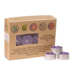 Fair Trade T-Lights Stearin Lavender Scented -- 4X2 Cm
