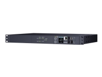CyberPower Switched ATS PDU44004 - Kraftdistributionsenhet (kan monteras i rack) - AC 200-240 V - 1-fas - Ethernet, serial - ingång: 2 x IEC 60320 C14 - utgångskontakter: 12 (12 x IEC 60320 C13) - 1U - 3.05 m sladd - svart