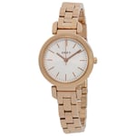 NEW DKNY Ellington NY2592 Women's Rose Gold Tone Watch Stainless Steel Strap Box