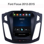GPS Voiture DVD Playe Navigation - pour Ford Focus 2012-2015, Sat Nav avec Bluetooth Radio Stereo Musique WiFi Double Din 4 g avec 9 Pouces écran