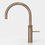Quooker PRO7 FUSION ROUND PTN 7FRPTN Round Fusion 3-in-1 Boiling Water Tap 7L Tank - PATINATED BRASS