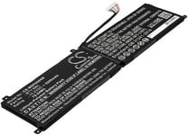 Kompatibelt med Msi P65 Creator 8RF, 15.2V, 5200 mAh