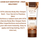 Vita Liberata Body Blur Body Makeup 100ml Shade Deeper Dark New