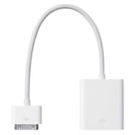 Genuine Apple iPad iPad 2 Dock Connector to VGA Adaptor White MC552Z/B MC552ZM/A
