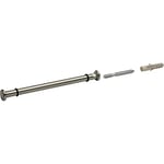 Unbekannt Grimme Verona Support de Tablette en Verre Effet Acier Inoxydable (Support pour étagère en Verre) Ø 12 mm, Longueur 200 mm pour Montage Mural, Support d'étagère en Acier