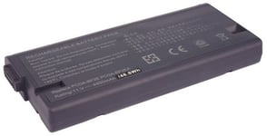 Kompatibelt med Sony VAIO PCG-GR37, 11,1V, 4400mAh