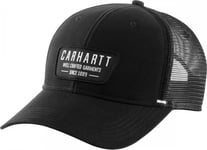 Carhartt Mesh Back Crafted Patch Cap BLACK OneSize, BLACK