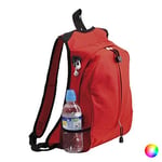 BigBuy Outdoor Multipurpose Backpack with Output for Headphones 143627. S1402129, Adults Unisex, Red, Single