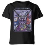 Transformers Decepticons Kids' T-Shirt - Black - 3-4 Years