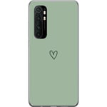 Xiaomi Mi Note 10 Lite Gennemsigtigt Telefoncover Hjärta