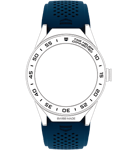 TAG Heuer Strap Connected II Perforated Silicone Blue No Buckle 1FT6077 D