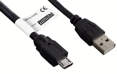 mumbi 09598 - Câble de remplacement USB pour Micro USB / Câble de données Kindle pour Amazon Kindle / Kindle Fire / Clavier Kindle / Kindle Paperwhite / Kindle Touch, 2,00 m