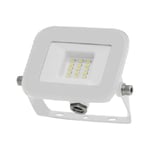 V-Tac 10W LED strålkastare - Samsung LED chip, arbetsarmatur, utomhusbruk - Dimbar : Inte dimbar, Färg på chassi : Vit, Kulör : Kall