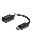 20cm DisplayPort to HDMI Adapter - DP Male to HDMI Female - Black - DisplayPort cable - 20 cm