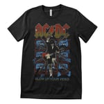 Hybris AC/DC - Blow Up Your Video T-Shirt (Black,M)