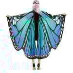 Butterfly Wings Costume Vuxen Halloween Butterfly Cape Costume W