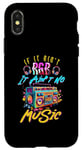 iPhone X/XS Aint R And B It Aint No Music 80s 90s Oldschool Graffiti Case
