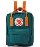 Fjallraven 23561-667-206 Kånken Mini Sports backpack Unisex Arctic Green-Spicy Orange Taille One Size