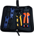 Voltverktyg För Mc-4-Kontakter (Crimper, Avisolator, Skiftnycklar)