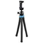 Hama 4607 |"FlexPro" Tripod for Smartphone, GoPro and Photo Cameras, 27 cm | Blue