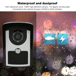 10in WIFI Wired Home Video Doorbell 1080P 2MP Manual Zoom IR Night 2 BLW