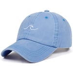 N/N Washed dad hats women men sea wave baseball cap unisex cotton dad hats sports hats bone