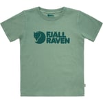 Fjällräven Fjällräven Kids Fjällräven Logo T-shirt - Patina Green - Barn - 116- Naturkompaniet