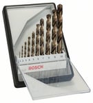 borrsats för metall Bosch HSS-CO; 1-10 mm; 10 st.