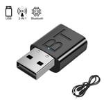 Bluetooth 5.0 Audio Transmitter Receiver USB Adapter for TV PC Car AUX Speaker