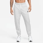 Nike Träningsbyxor Therma-FIT Fleece - Grå/Vit/Svart, storlek XX-Large