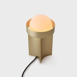 Loop small bordslampa gold + Sphere III LED bulb