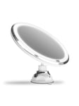 Gillian Jones Suction Cup Mirror w. Adjustable LED Light & Touch Function
