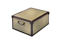 Boite de Rangement avec Couvercle, Boite en carton, Rangement Vetement, Meuble de Rangement Chambre, Bureau, Panier de Rangement, Organisateur Tiroir, Boite Cadeau, 32x42x21 cm MEDIUM TAPIRUS 2