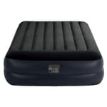 Intex Queen Deluxe Plus Pillow Rest Air Bed with Built in Pump 152 x 203 x 42 cm