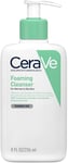 CeraVe Foaming Cleanser for Normal to Oily Skin 236ml with Niacinamide and 3 Es